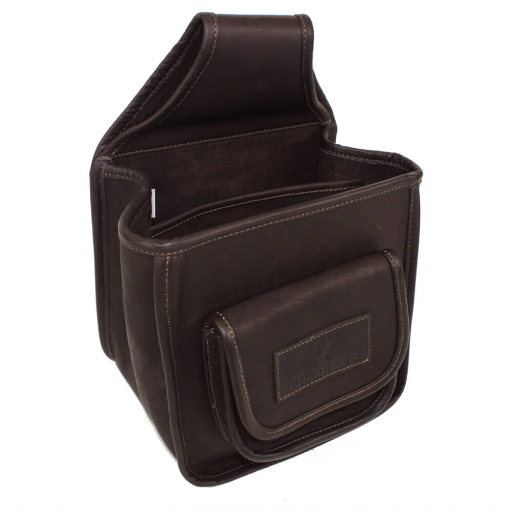 Leather Divided Pouch by Wild Hare, Two Colors